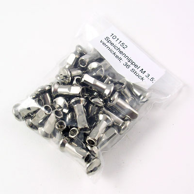 Speichennippel (M 3,5; 36 Stück) 