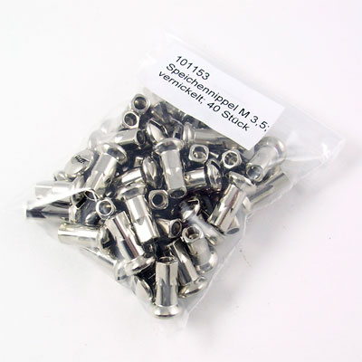 Speichennippel (M 3,5; 40 Stück) 