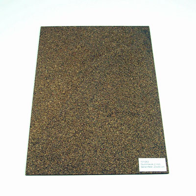 Gummikork (200x300x2 mm; benzinfest) 