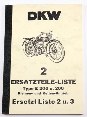 DKW Ersatzteilliste Nr. 2  