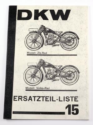 DKW Ersatzteilliste Nr. 15  