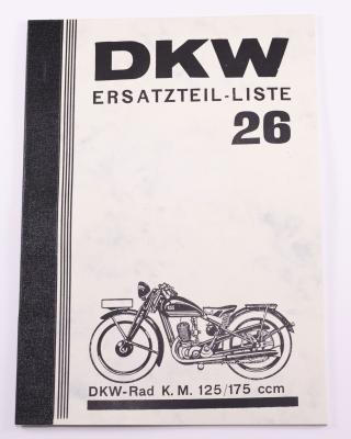 DKW Ersatzteilliste Nr. 26  
