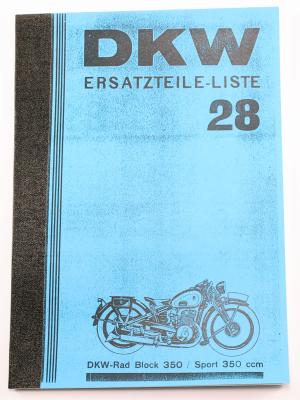 DKW Ersatzteilliste Nr. 28  