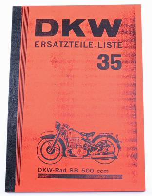 DKW Ersatzteilliste Nr. 35 
