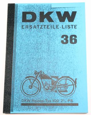 DKW Ersatzteilliste Nr. 36  