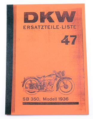 DKW Ersatzteilliste Nr. 47  