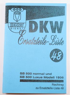 DKW Ersatzteilliste Nr. 48  