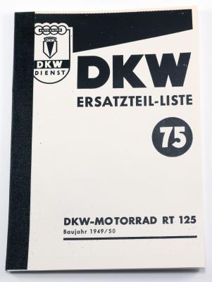 DKW Ersatzteilliste Nr. 75 