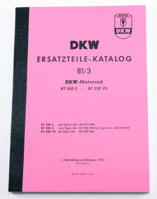 DKW Ersatzteilliste Nr. 81/3 