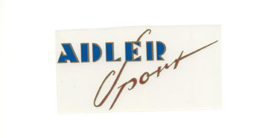 Adler: "Adler Sport" 