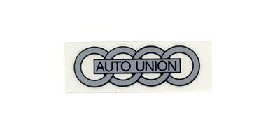 DKW: "Auto Union" mit Ringen 