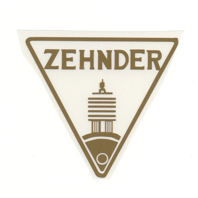 Zehnder: "Zehnder" (Motor mit Schrift zum Dreiec 