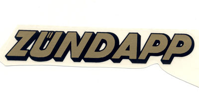 Zündapp: "Zündapp" (Schrägschrift) 