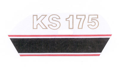 Zündapp: "KS 175" mit Streifen 