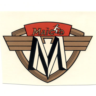 Maico: großes "M" mit Schriftzug "Maico" 