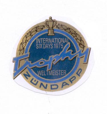 Zündapp: "Zündapp Trophy" mit Lorbeerkranz 