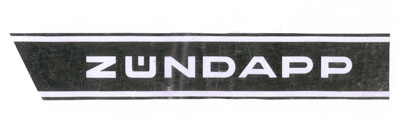 Zündapp: "Zündapp" mit Streifen 