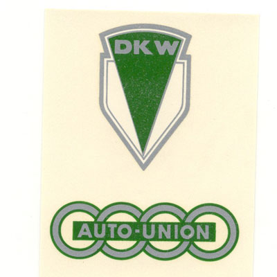DKW: "DKW Auto Union" mit Emblem 