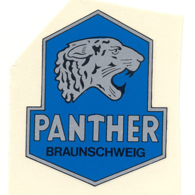 Panther: "Panther Braunschweig" mit Pantherkopf 