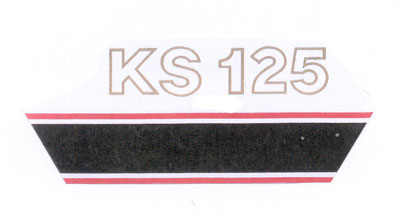 Zündapp: "KS 125" mit Streifen 