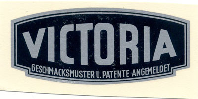 Victoria: "Victoria Geschmacksmuster und ..." 