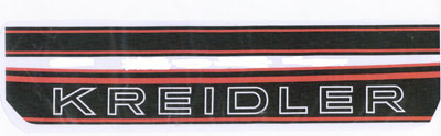Kreidler: "Kreidler" mit Streifen 