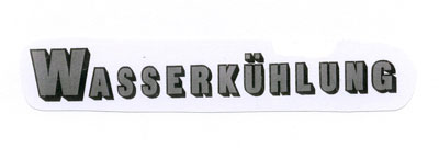 Zündapp: "Wasserkühlung" 