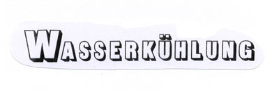 Zündapp: "Wasserkühlung" 