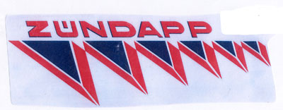 Zündapp: "Zündapp" mit Dreiecken 