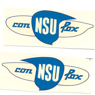 NSU: "con NSU fox" mit Flügel 