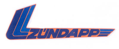 Zündapp: "Zündapp" mit Streifen 