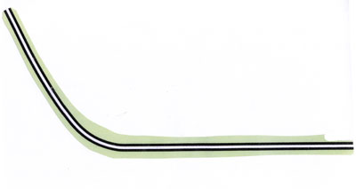 Zündapp: gebogener Streifen 