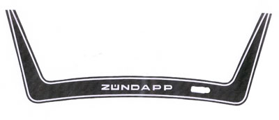 Zündapp: "Zündapp" mit Streifen 