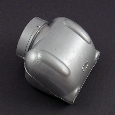 Ansauggeräuschdämpfer mit 2 Rohren 